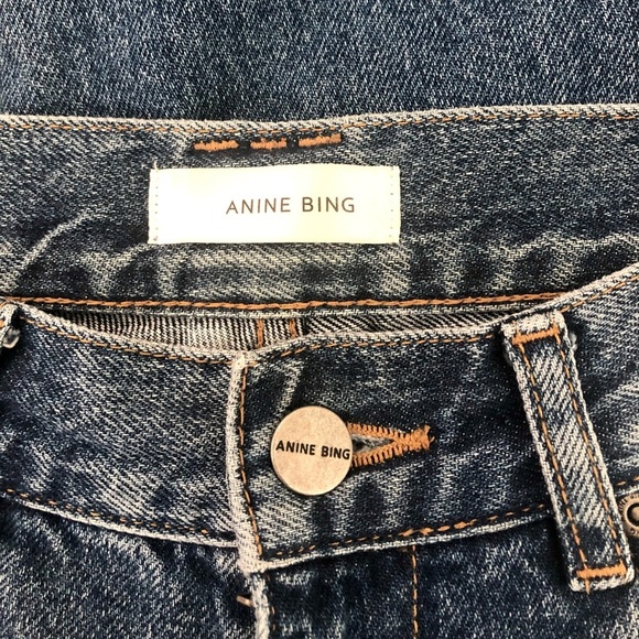 ANINE BING Medium Wash Straight Jeans - Picture 7 of 15
